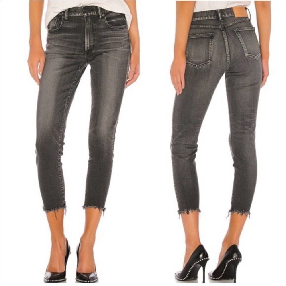 Moussy Vintage Westcliffe Skinny Jeans in Washed Black Size 25